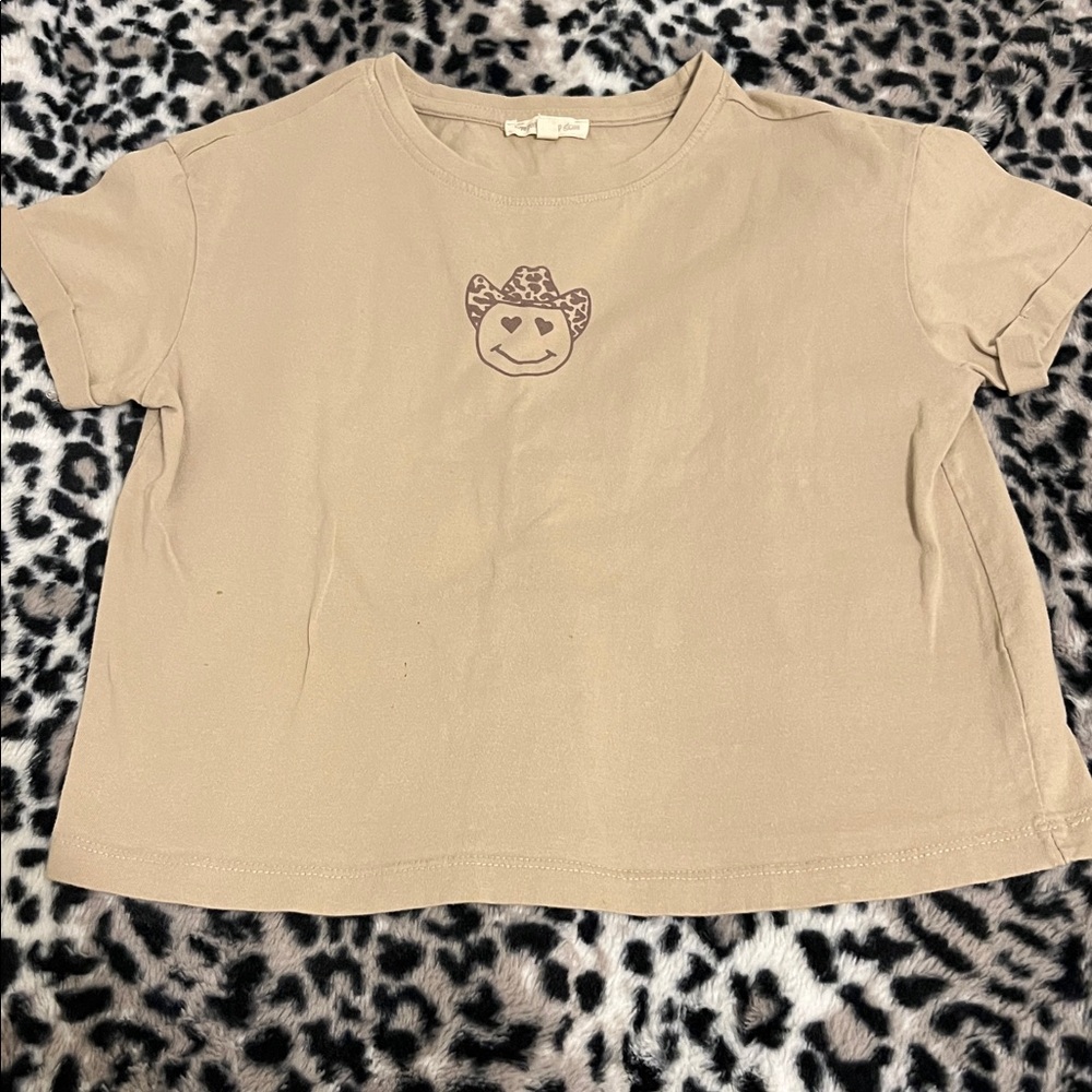 Boutique Girls' Cute Cowboy Tee Medium (10/12)